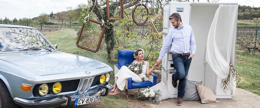 Mariage bohème Hérault Histoire d'Ange